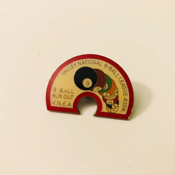 VNEA Valley National 8 Ball Pool  League Pin - Picture 1 of 9